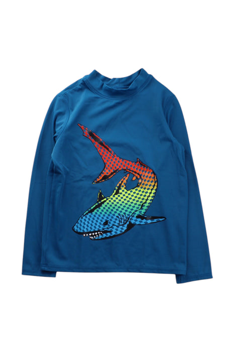 A Multicolour Rash Guards from Lands' End in size 4T for boy. (Front View)
