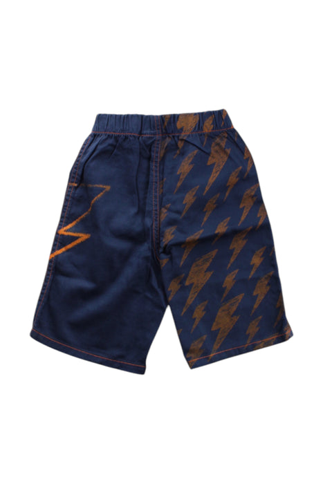 A Navy Shorts from City Threads in size 4T for boy. (Back View)