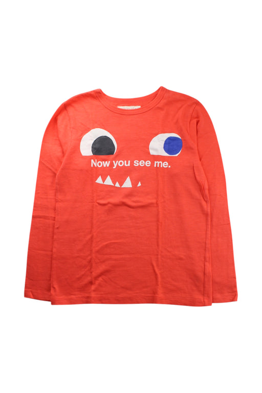 A Red Long Sleeve T Shirts from Crewcuts in size 10Y for neutral. (Front View)