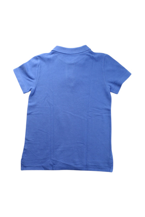 A Blue Short Sleeve Polos from Crewcuts in size 4T for boy. (Back View)
