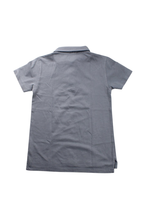 A Grey Short Sleeve Polos from Crewcuts in size 4T for neutral. (Back View)