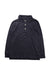 A Navy Long Sleeve Polos from Crewcuts in size 4T for boy. (Front View)