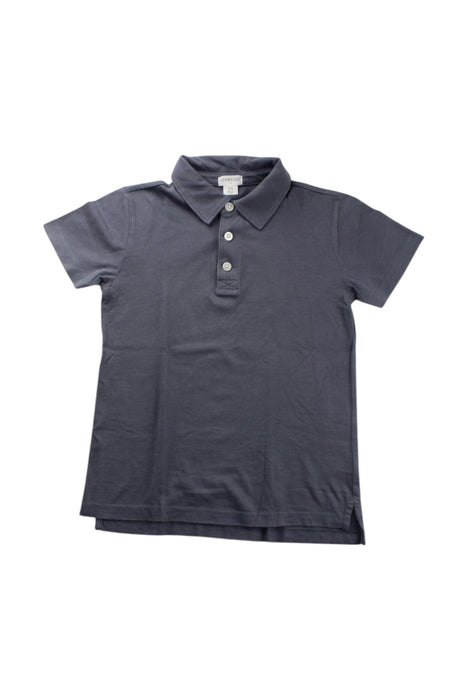 A Navy Short Sleeve Polos from Crewcuts in size 4T for neutral. (Front View)