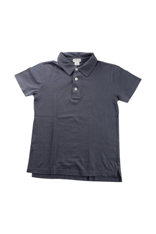 A Navy Short Sleeve Polos from Crewcuts in size 4T for neutral. (Front View)