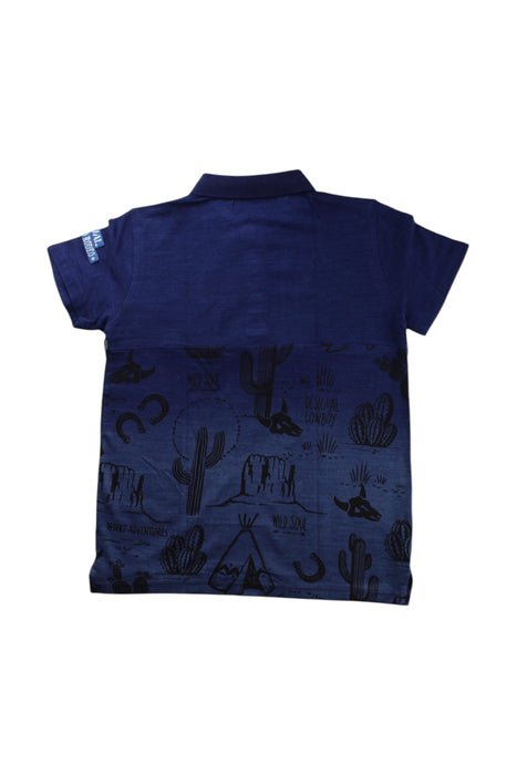 A Blue Short Sleeve Polos from Desigual in size 11Y for boy. (Back View)