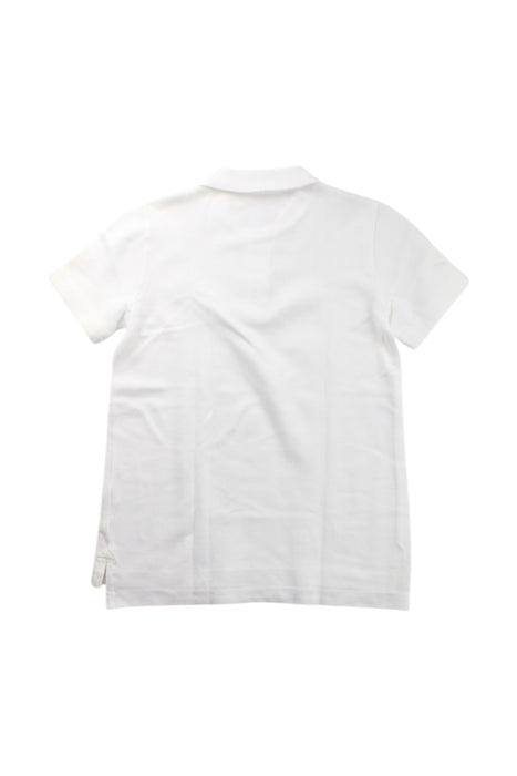 A White Short Sleeve Polos from Crewcuts in size 4T for neutral. (Back View)