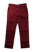 A Burgundy Dress Pants from Crewcuts in size 5T for boy. (Front View)