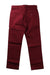 A Burgundy Dress Pants from Crewcuts in size 5T for boy. (Back View)