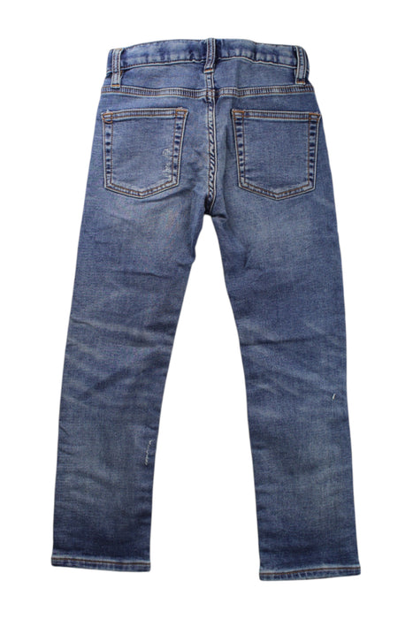 A Blue Jeans from Crewcuts in size 6T for boy. (Back View)