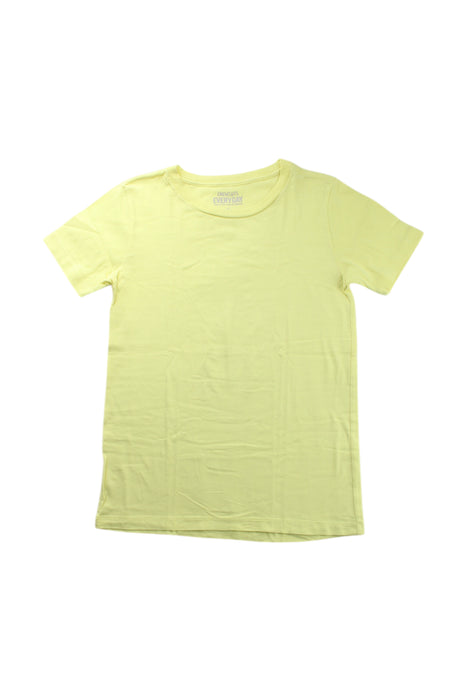 A Yellow Short Sleeve T Shirts from Crewcuts in size 8Y for neutral. (Front View)