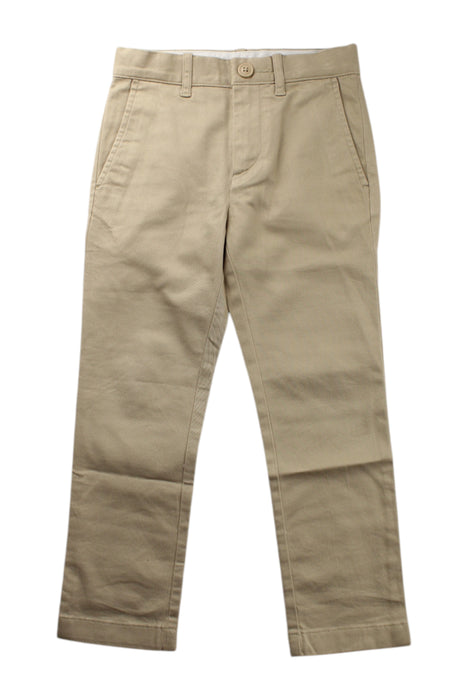 A Beige Casual Pants from Crewcuts in size 5T for neutral. (Front View)