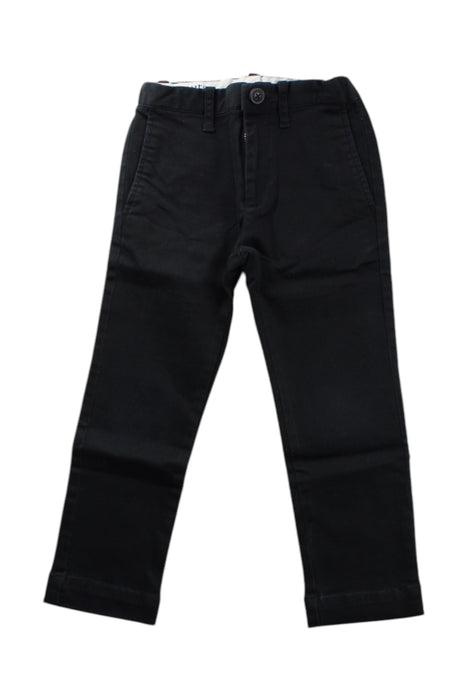 A Black Casual Pants from Crewcuts in size 4T for boy. (Front View)