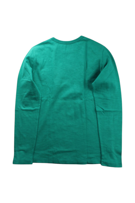 A Green Long Sleeve T Shirts from Crewcuts in size 12Y for boy. (Back View)