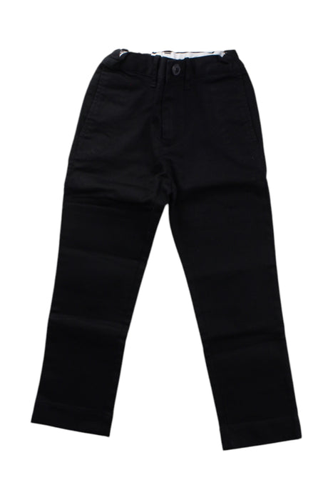 A Black Casual Pants from Crewcuts in size 4T for boy. (Front View)