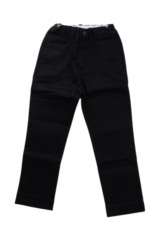 A Black Casual Pants from Crewcuts in size 4T for boy. (Front View)