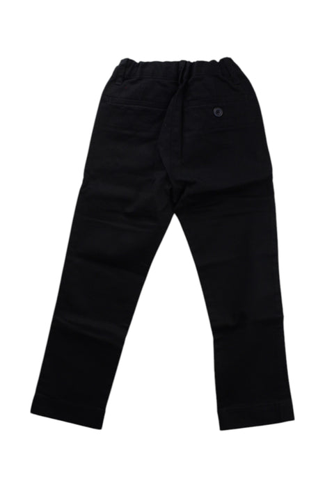 A Black Casual Pants from Crewcuts in size 4T for boy. (Back View)