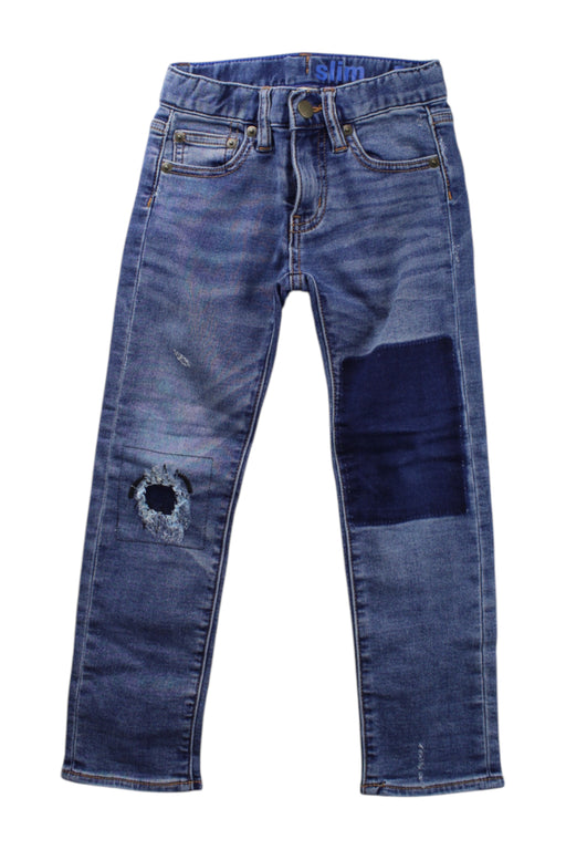 A Blue Jeans from Crewcuts in size 5T for boy. (Front View)