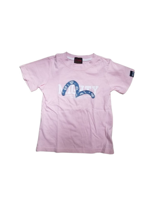 A Pink Short Sleeve T Shirts from Evisu in size 3T for girl. (Front View)
