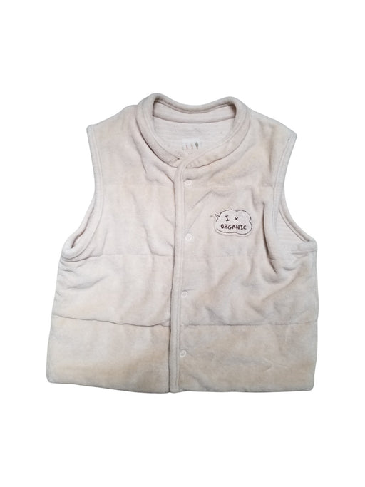 A Beige Outerwear Vests from Nature Baby in size 18-24M for neutral. (Front View)