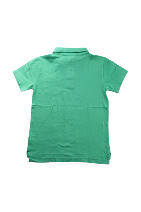 A Green Short Sleeve Polos from Crewcuts in size 4T for neutral. (Back View)