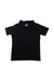 A Black Short Sleeve Polos from City Threads in size 5T for neutral. (Front View)