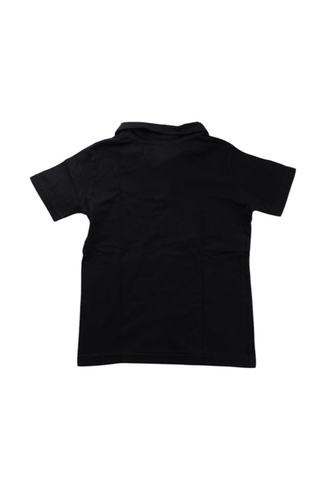 A Black Short Sleeve Polos from City Threads in size 5T for neutral. (Back View)