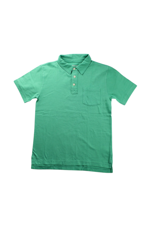A Green Short Sleeve Polos from Crewcuts in size 10Y for boy. (Front View)