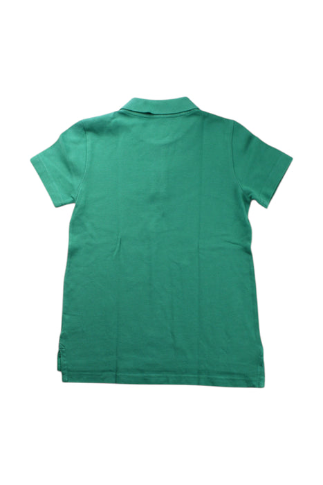 A Green Short Sleeve Polos from Crewcuts in size 4T for neutral. (Back View)