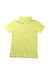 A Yellow Short Sleeve Polos from Crewcuts in size 4T for neutral. (Front View)