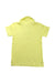 A Yellow Short Sleeve Polos from Crewcuts in size 4T for neutral. (Back View)