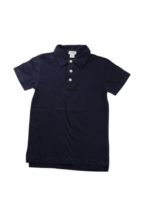 A Navy Short Sleeve Polos from Crewcuts in size 4T for neutral. (Front View)
