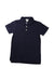 A Navy Short Sleeve Polos from Crewcuts in size 4T for neutral. (Front View)