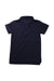A Navy Short Sleeve Polos from Crewcuts in size 4T for neutral. (Back View)