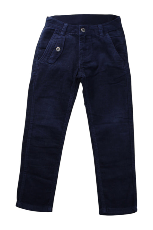 A Navy Casual Pants from Seed in size 5T for boy. (Front View)