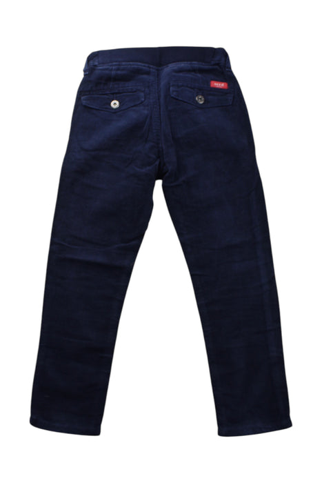 A Navy Casual Pants from Seed in size 5T for boy. (Back View)
