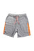 A Grey Shorts from Johnnie b in size 9Y for neutral. (Front View)