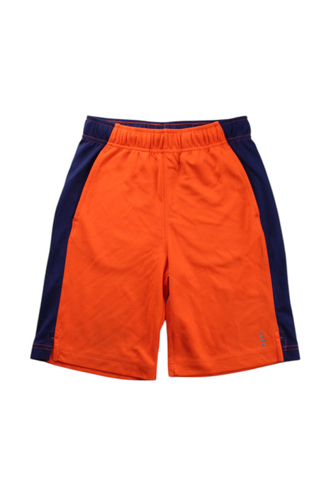 A Orange Active Shorts from Lands' End in size 8Y for boy. (Front View)