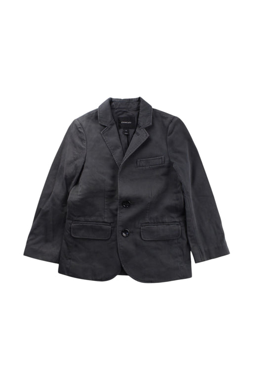 A Black Blazers from Crewcuts in size 5T for boy. (Front View)