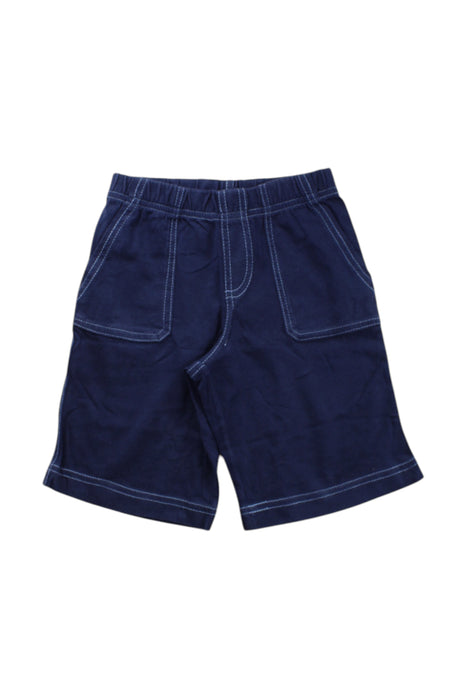A Navy Shorts from City Threads in size 4T for neutral. (Front View)