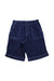A Navy Shorts from City Threads in size 4T for neutral. (Front View)