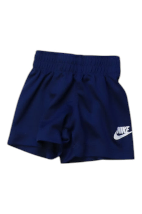 A Navy Shorts from Nike in size 0-3M for boy. (Front View)