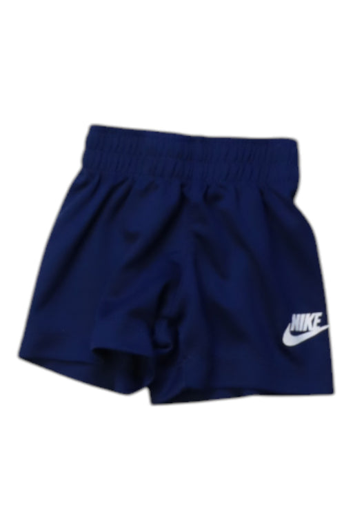 A Navy Shorts from Nike in size 0-3M for boy. (Front View)