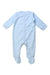 A Blue Onesies from DKNY in size 0-3M for boy. (Front View)