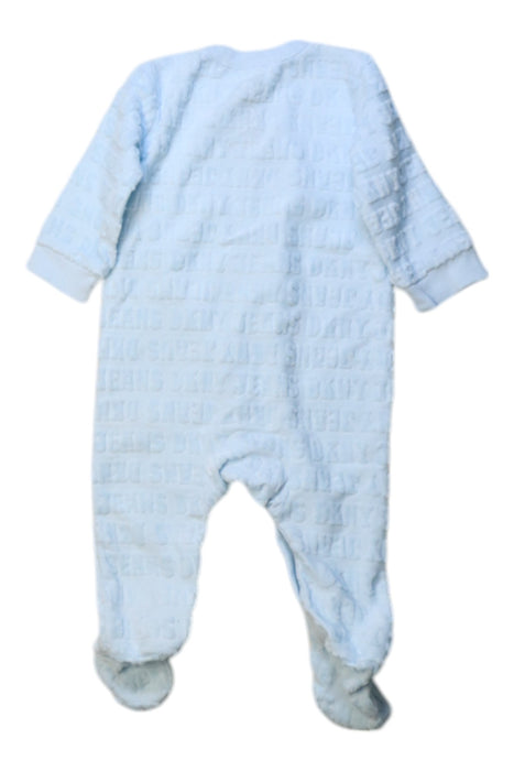 A Blue Onesies from DKNY in size 0-3M for boy. (Back View)