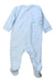 A Blue Onesies from DKNY in size 0-3M for boy. (Back View)
