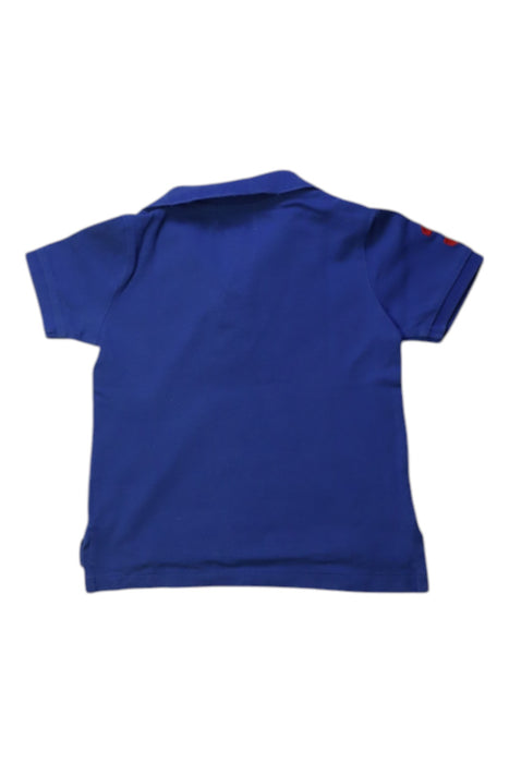 A Blue Short Sleeve Polos from Ralph Lauren in size 2T for boy. (Back View)