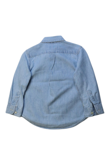 A Blue Long Sleeve Shirts from Ralph Lauren in size 2T for boy. (Back View)