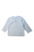 A Blue Long Sleeve Shirts from Laranjinha in size 3T for boy. (Front View)