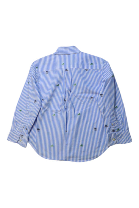 A Blue Long Sleeve Shirts from Ralph Lauren in size 2T for boy. (Back View)