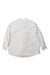 A White Long Sleeve Shirts from Le Petit Society in size 3T for boy. (Back View)